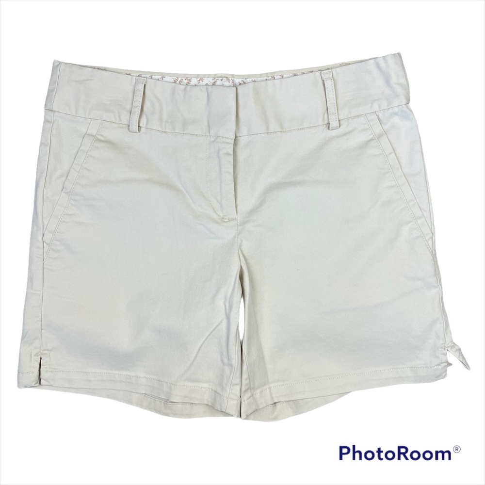 NWOT ANN TAYLOR LOFT The Riviera White Cotton Shorts Women’s Size 0